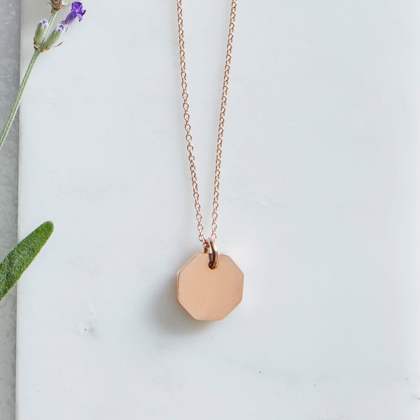 Otto Necklace Rose Gold