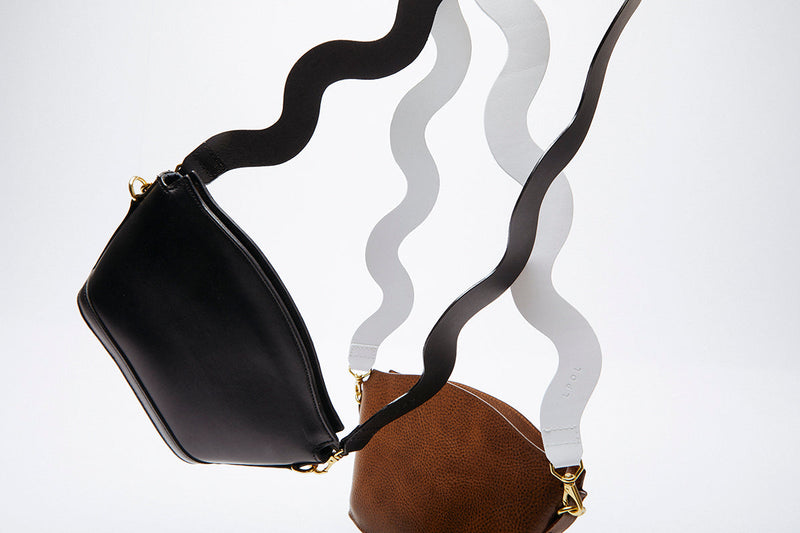 Mini Elwin Leather Handbag Black