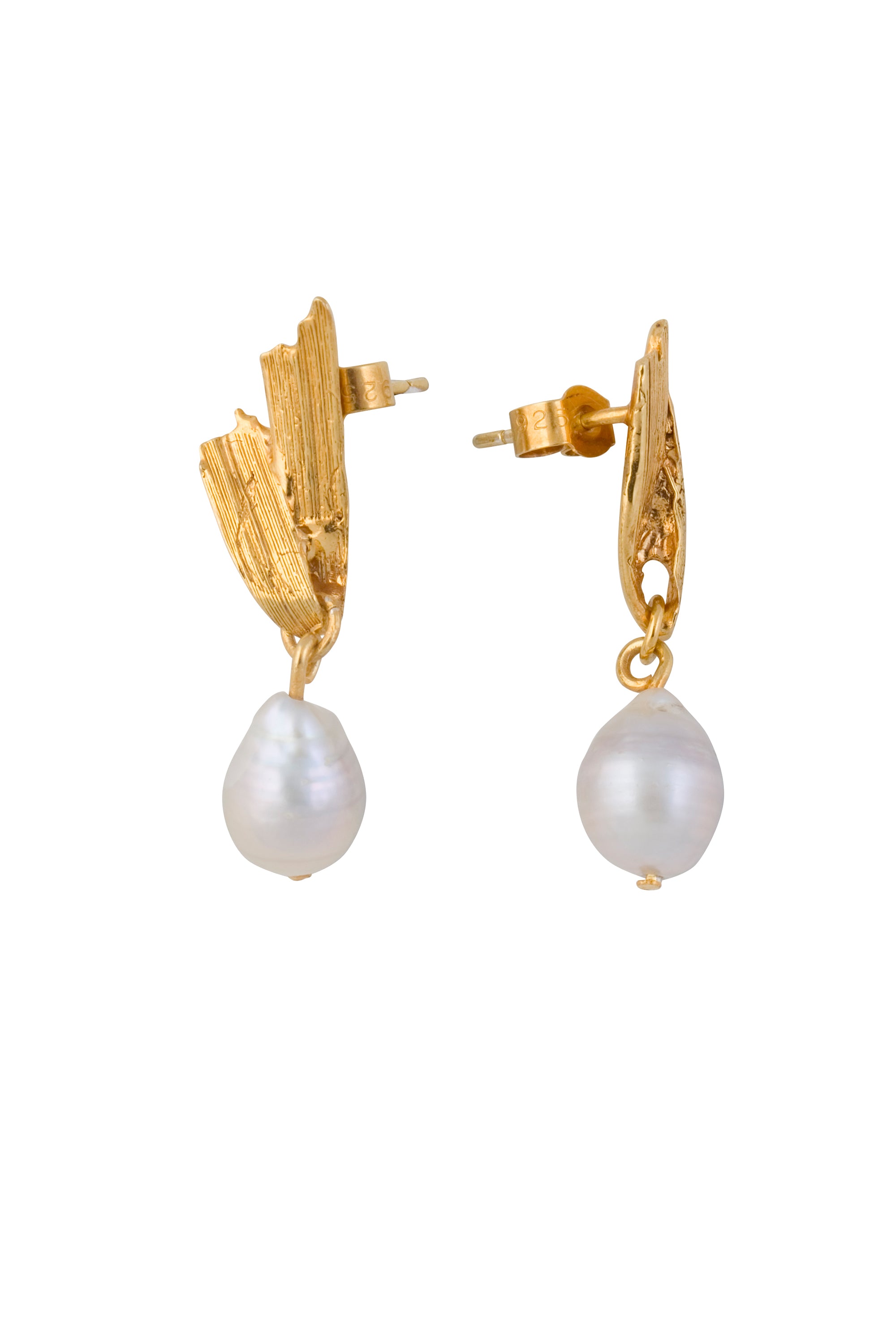 Pearl + Blade Earrings