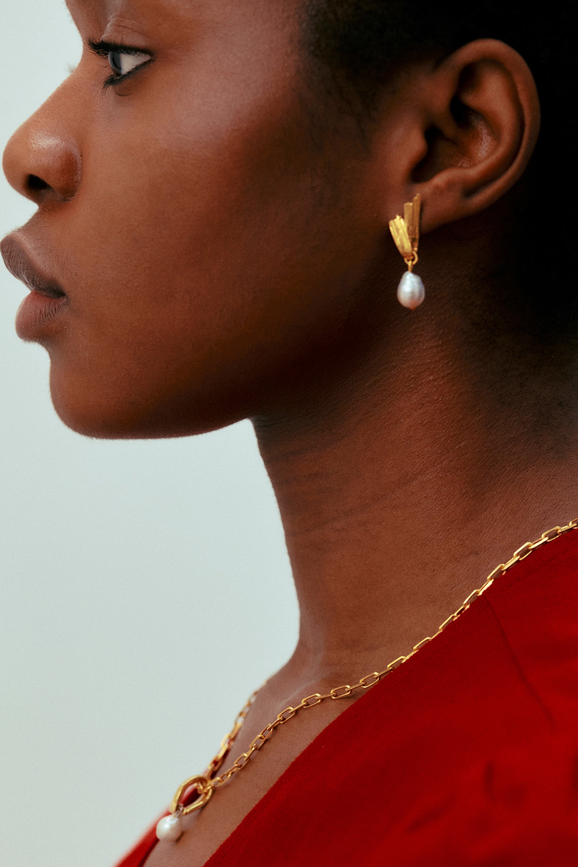 Pearl + Blade Earrings