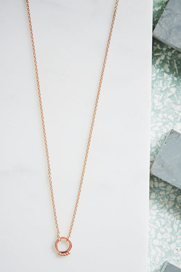 Solar Necklace - Rose Gold