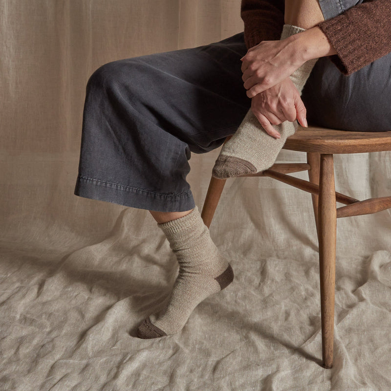 Merino Wool Socks - Natural