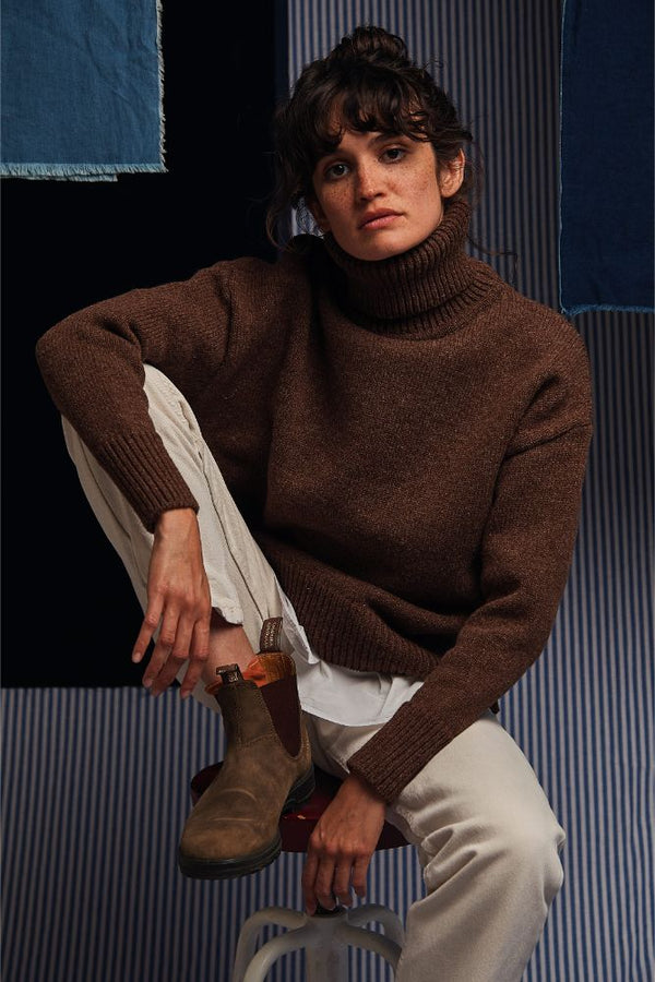 STÉPHANIE wool sweater - 100% Cruelty Free Merino Wool - L'Envers – L'ENVERS