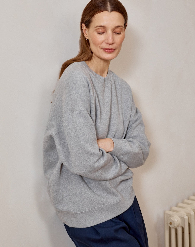 The Relaxed-fit SWEATSHIRT - Slate Grey