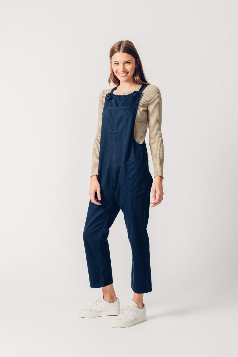 ORGANIC DUNGAREES - Relaxed Fit - Navy – Gather&See