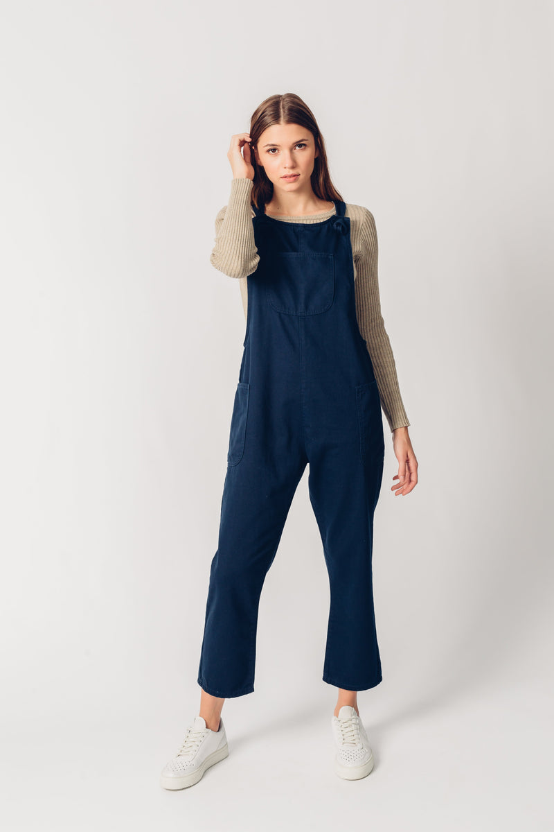 ORGANIC DUNGAREES - Relaxed Fit - Navy – Gather&See