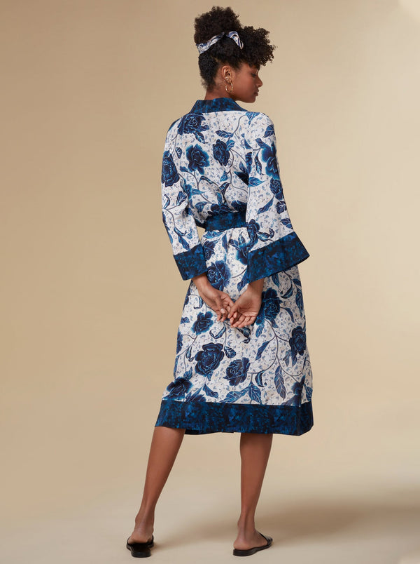 Florence Silk Kimono Robe